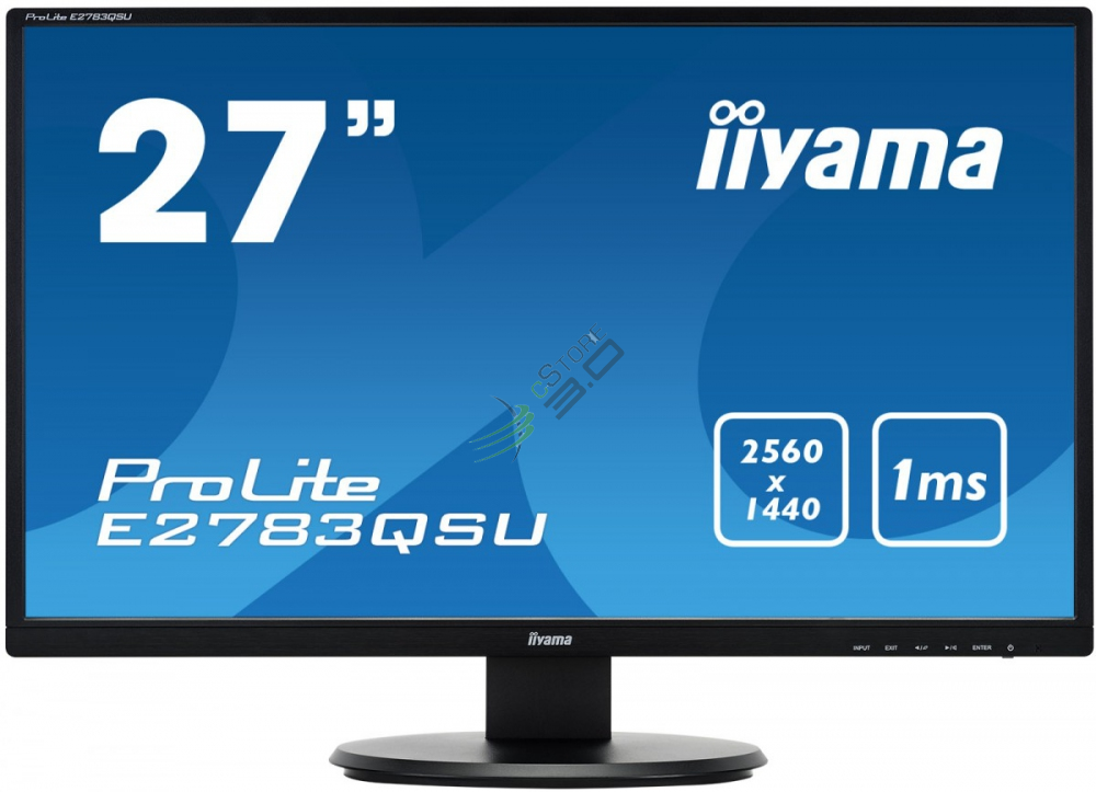 IIYAMA Monitor Prolite WQHD FLICKER FREE [E2783QSU-B1]