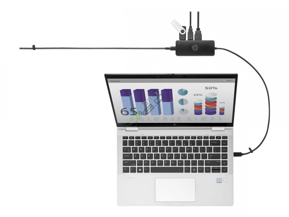 Koncentrator podróżny HP USB-C G2 [7PJ38AA]