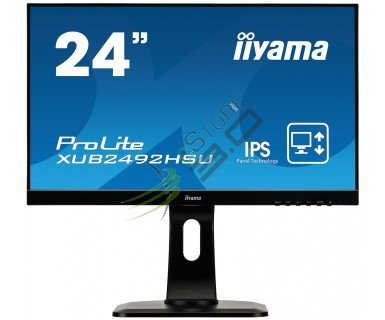 IIYAMA Monitor ProLite SPEAKERS,ULTRASLIM,USB  [XUB2492HSU-B1]