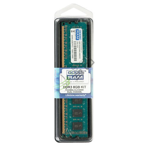GOODRAM DDR3 8GB/1333 (1*8GB) CL9 [GR1333D364L9/8G]